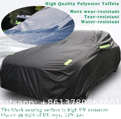 Custom Size and Logo Uv Protection Body Car Cover Sun Wholesale Good Quality Polyester 52X48X32CM 0.8-3kg 200 Pcs