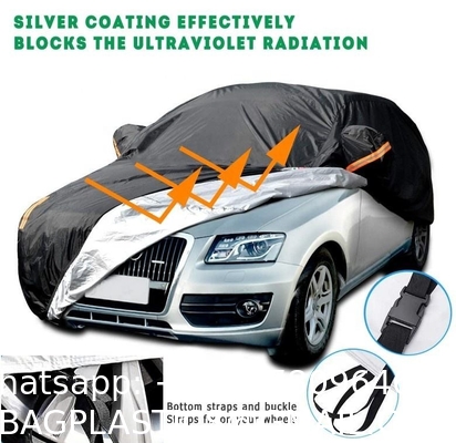 Custom Size and Logo Uv Protection Body Car Cover Sun Wholesale Good Quality Polyester 52X48X32CM 0.8-3kg 200 Pcs