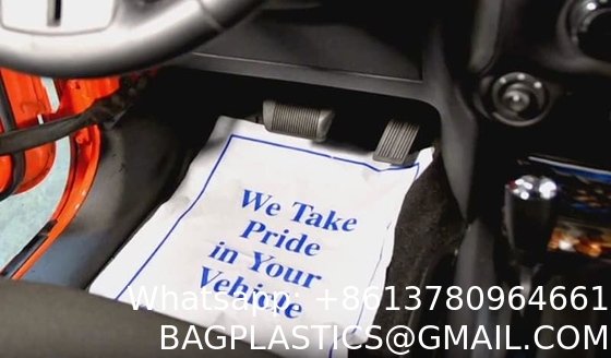 Disposable Car Paper Floor Mats Automotive Floor Mats Brown Kraft Paper Floor Mats for Cars Vehicles Printed