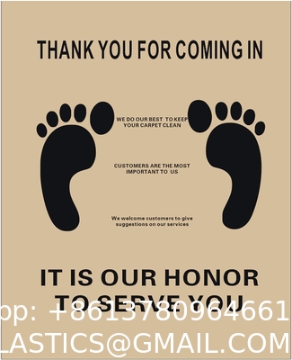 Disposable Car Paper Floor Mats Automotive Floor Mats Brown Kraft Paper Floor Mats for Cars Vehicles Printed