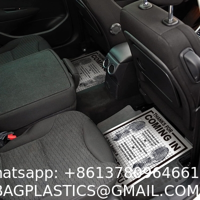 Disposable Car Paper Floor Mats Automotive Floor Mats Brown Kraft Paper Floor Mats for Cars Vehicles Printed