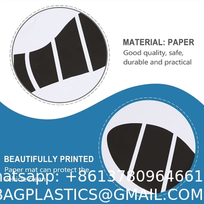 Disposable Car Paper Floor Mats Automotive Floor Mats Brown Kraft Paper Floor Mats for Cars Vehicles Printed