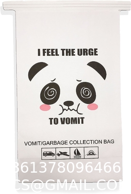 Paper Disposable Vomit Bags for Car Motion Sickness, Barf, Throw Up, Puke for Car, Uber, Travel, and Mornings Sickness