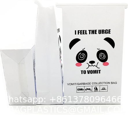 Paper Disposable Vomit Bags for Car Motion Sickness, Barf, Throw Up, Puke for Car, Uber, Travel, and Mornings Sickness