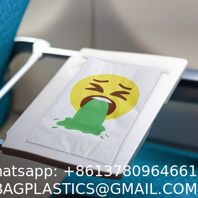 Paper Disposable Vomit Bags for Car Motion Sickness, Barf, Throw Up, Puke for Car, Uber, Travel, and Mornings Sickness