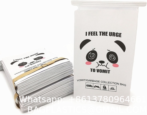 Paper Disposable Vomit Bags for Car Motion Sickness, Barf, Throw Up, Puke for Car, Uber, Travel, and Mornings Sickness