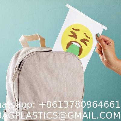 Paper Disposable Vomit Bags for Car Motion Sickness, Barf, Throw Up, Puke for Car, Uber, Travel, and Mornings Sickness