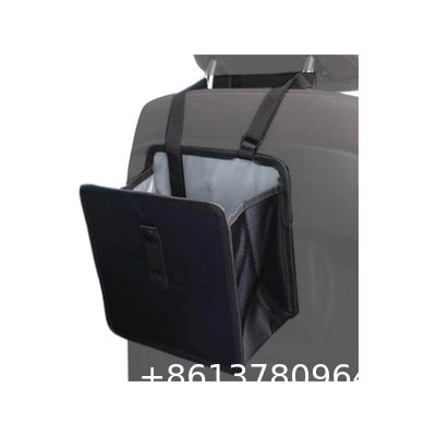 OEM Portable Waterproof Car Back Seat Organizer Waste Paper Garbage Bin Folding Car Rubbish Bin Dustbin