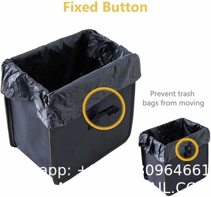 OEM Portable Waterproof Car Back Seat Organizer Waste Paper Garbage Bin Folding Car Rubbish Bin Dustbin