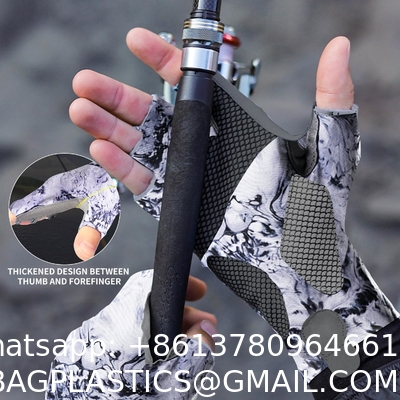 Fishing Gloves With Sun Protection, Uv Protection Silicone Anti-Slip Comfortable And Breathable Fishing Gloves