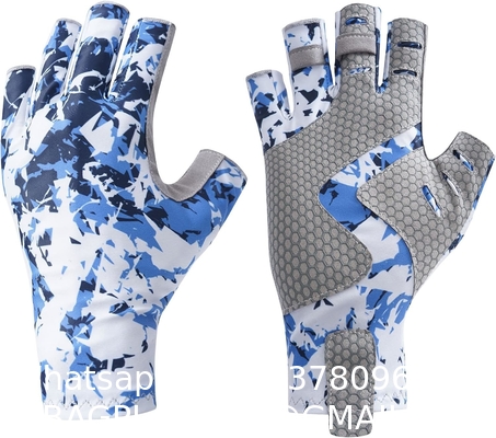 Fishing Gloves With Sun Protection, Uv Protection Silicone Anti-Slip Comfortable And Breathable Fishing Gloves
