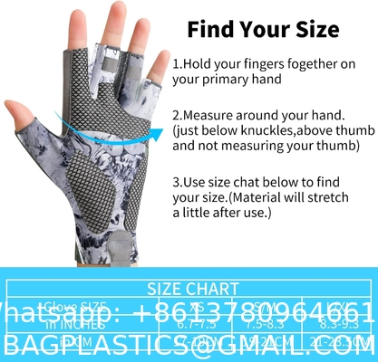Fishing Gloves With Sun Protection, Uv Protection Silicone Anti-Slip Comfortable And Breathable Fishing Gloves