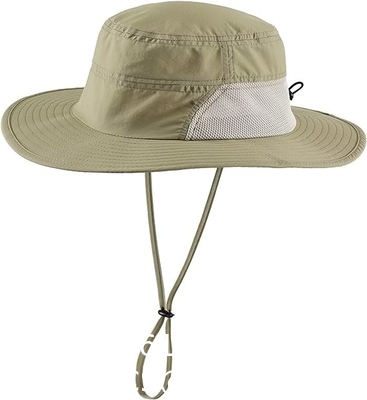 Wide Brim Bucket Hat Foldable Boonie Hat for Fishing Hiking Garden Safari Beach Breathable for Fishing, Hiking, Camping