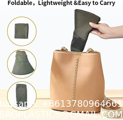 Wide Brim Bucket Hat Foldable Boonie Hat for Fishing Hiking Garden Safari Beach Breathable for Fishing, Hiking, Camping