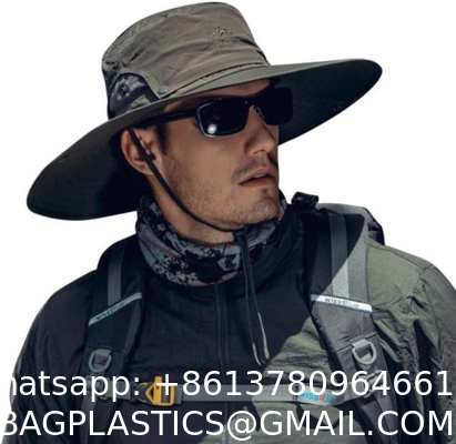 Wide Brim Bucket Hat Foldable Boonie Hat for Fishing Hiking Garden Safari Beach Breathable for Fishing, Hiking, Camping