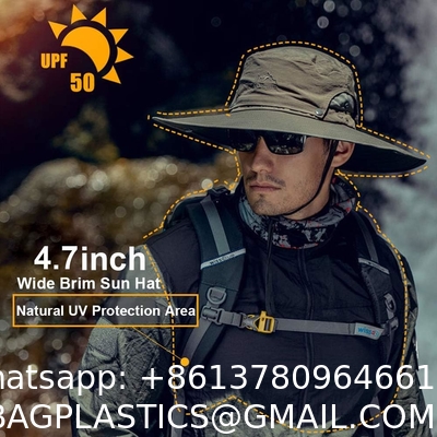 Wide Brim Bucket Hat Foldable Boonie Hat for Fishing Hiking Garden Safari Beach Breathable for Fishing, Hiking, Camping