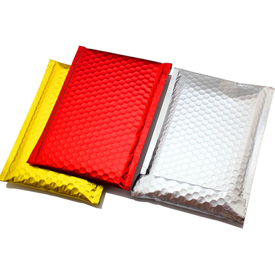 Biodegradable Compostable Shipping Packaging Holographic Metallic Poly Bubble Mailer Padded Envelope