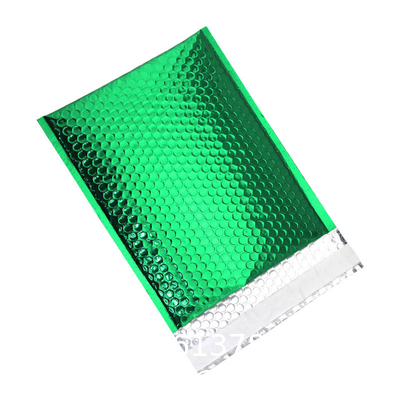 Biodegradable Compostable Shipping Packaging Holographic Metallic Poly Bubble Mailer Padded Envelope