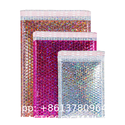 Recyclable Holigraphic Custom Eco Friendly Biodegradable Padded Compostable Bubble Mailer Mailing Bags