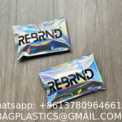 Holographic Metallic Foil Mailer Glitter Mailing Shipping Bags Metallic Rainbow Foil Self-Sealing Envelopes Courier