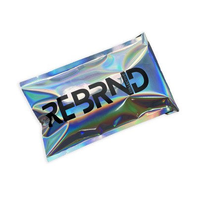 Holographic Metallic Foil Mailer Glitter Mailing Shipping Bags Metallic Rainbow Foil Self-Sealing Envelopes Courier