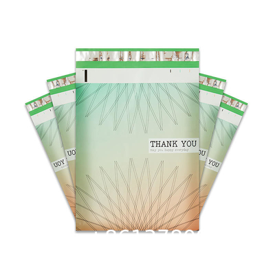 Compostable Cornstarch Sustainable Branded Custom Printed Large Biodegradable Mailer Tear Proof Mailers With Handle
