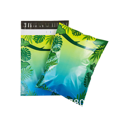 Compostable Cornstarch Sustainable Branded Custom Printed Large Biodegradable Mailer Tear Proof Mailers With Handle
