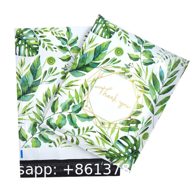 Compostable Cornstarch Sustainable Branded Custom Printed Large Biodegradable Mailer Tear Proof Mailers With Handle
