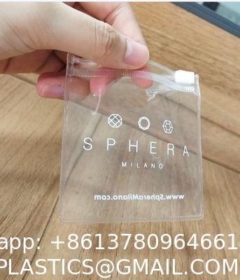 Recyclable Sustainable Eco Friendly Jewelry Pouch Plastic Zipper Bag Cosmetic Jewelry Ring Packaging Ziplock Pouch