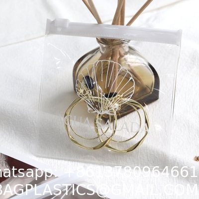 Recyclable Sustainable Eco Friendly Jewelry Pouch Plastic Zipper Bag Cosmetic Jewelry Ring Packaging Ziplock Pouch