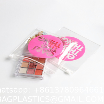 Recyclable Sustainable Eco Friendly Jewelry Pouch Plastic Zipper Bag Cosmetic Jewelry Ring Packaging Ziplock Pouch