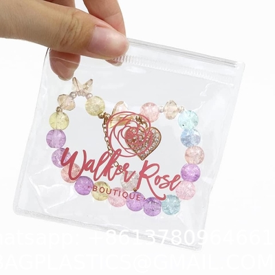 Wholesale Holographic Packing Bag Jewelry Pouch Custom Frosted Zipper Bag For Jewelry