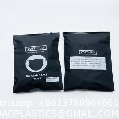 Custom Eco Friendly Zip Lock Bag, T Shirt Swimwear Plastic Clothing Zipper Bags Ziplock Bag With Handle For Clothes