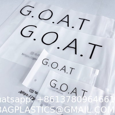 Custom Eco Friendly Zip Lock Bag, T Shirt Swimwear Plastic Clothing Zipper Bags Ziplock Bag With Handle For Clothes