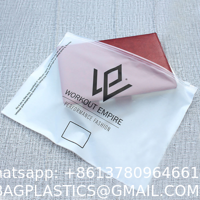 Custom Eco Friendly Zip Lock Bag, T Shirt Swimwear Plastic Clothing Zipper Bags Ziplock Bag With Handle For Clothes