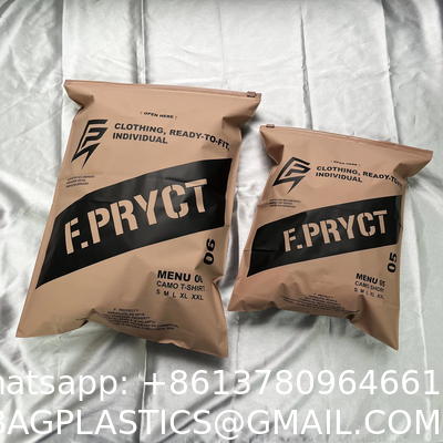 Custom Eco Friendly Zip Lock Bag, T Shirt Swimwear Plastic Clothing Zipper Bags Ziplock Bag With Handle For Clothes