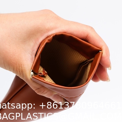 Leather Eye Glasses Pouch / Sunglasses Case Bag Holder Soft Leather Glasses Bags Microfiber Glasses Pouch