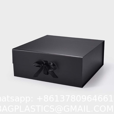 Custom Luxury Glossy Pink Package Folding Paper Box Magnetic Foldable Gift Box With Magnetic Lid
