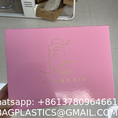 Custom Luxury Glossy Pink Package Folding Paper Box Magnetic Foldable Gift Box With Magnetic Lid