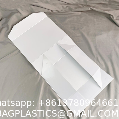 Custom Logo UV-Coating Black Magnetic Packaging Gift Box Flip Top Cardboard Eco Gift Packaging Box