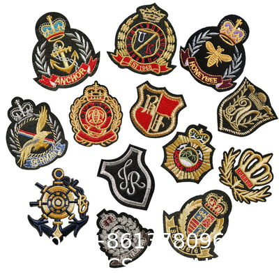 Embossed private label Personalized Logo 3d Puff Flower Fabric Embroidery Patch For Clothing Handmade Customized