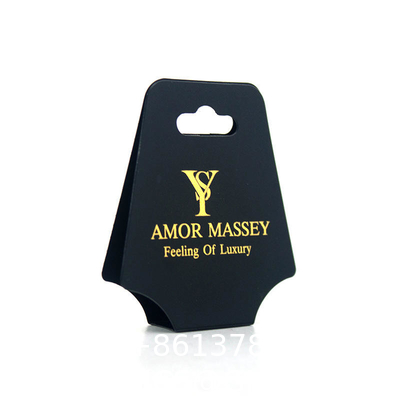 Wholesale Fancy Custom Earring Packaging Card,Earring Holder Card,Jewelry Private Waterproof Gold Foil Label Sticker
