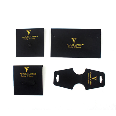 Wholesale Fancy Custom Earring Packaging Card,Earring Holder Card,Jewelry Private Waterproof Gold Foil Label Sticker