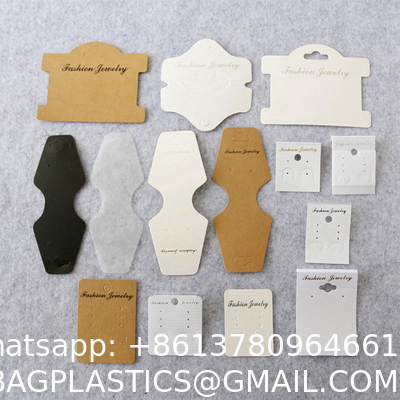 Wholesale Fancy Custom Earring Packaging Card,Earring Holder Card,Jewelry Private Waterproof Gold Foil Label Sticker