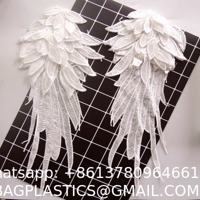Embossed private label Personalized Logo 3d Puff Flower Fabric Embroidery Patch For Clothing Handmade Customized