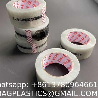 Custom Carton Sealing Tape Cheap Professional Printed Heat Resistant Adhesive Clear Jumbo Roll Tape