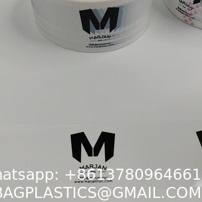 Private label, recyclable sustainable Custom Printed Clear Plastic Wrap Tapes With Logo Shipping Packaging Tape