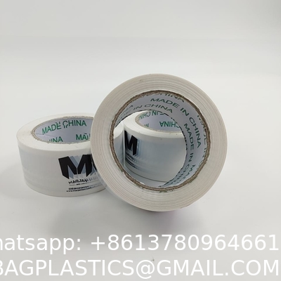 Private label, recyclable sustainable Custom Printed Clear Plastic Wrap Tapes With Logo Shipping Packaging Tape