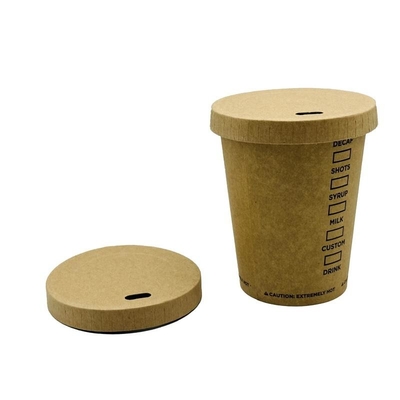 Disposable Kraft Paper Coffee Cup Double Wall Single Wall Salad Bowl With Lid Ice Cream Biodegradable Coffee