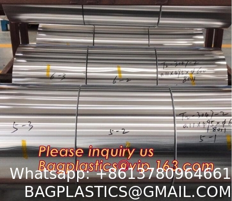 8011 Aluminum Foil Roll 250mm 18mic 300mm 7mic 8011 Aluminum Foil Jumbo Roll Household 8011 Aluminium Foil